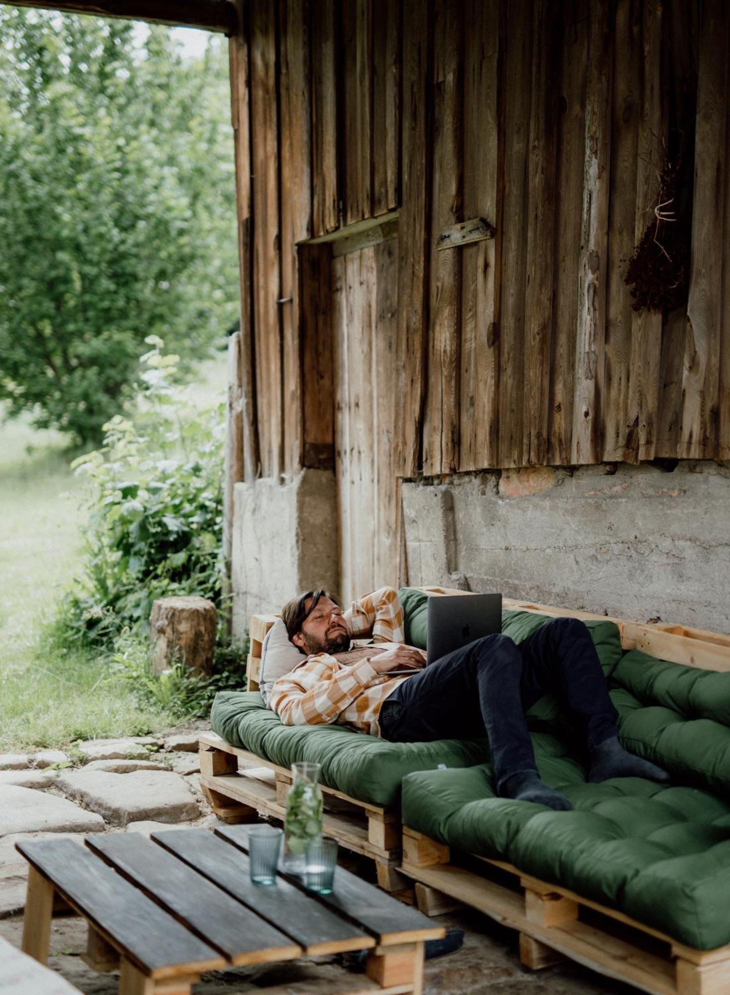 Dwie Brzozy Wegetarianskie Siedlisko Wlen Bagian luar foto
